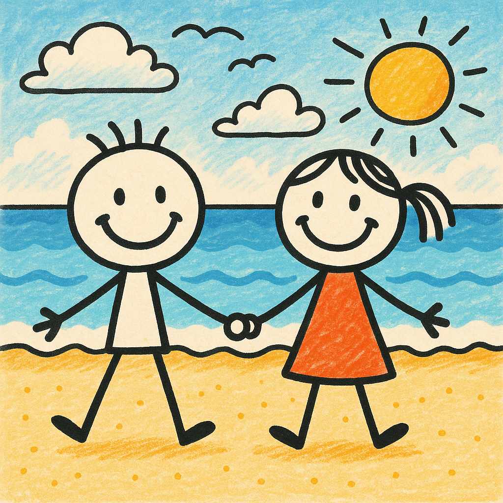 Our first beach vacation